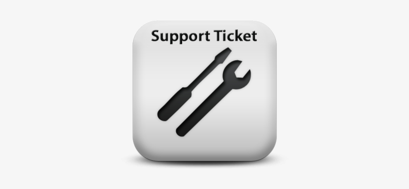 Support Ticket Buttom - Technical Service Icon, transparent png #353686