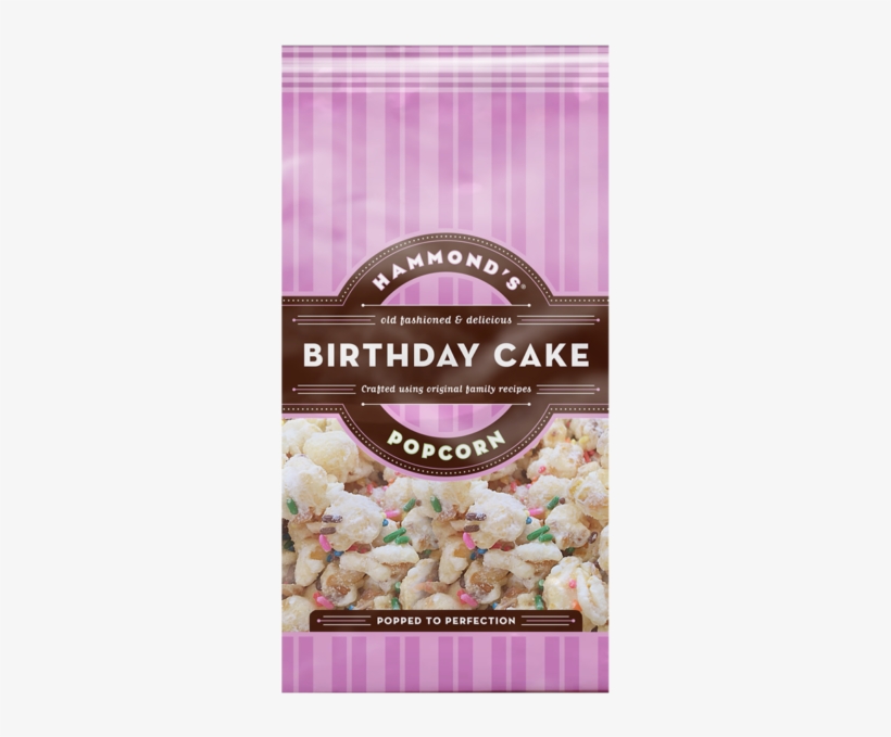 Birthday Cake Popcorn - Hammonds Birthday Cake Popcorn, transparent png #353815