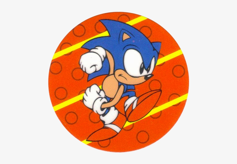 #14 Sonic The Hedgehog - Tazos Sonic, transparent png #353872