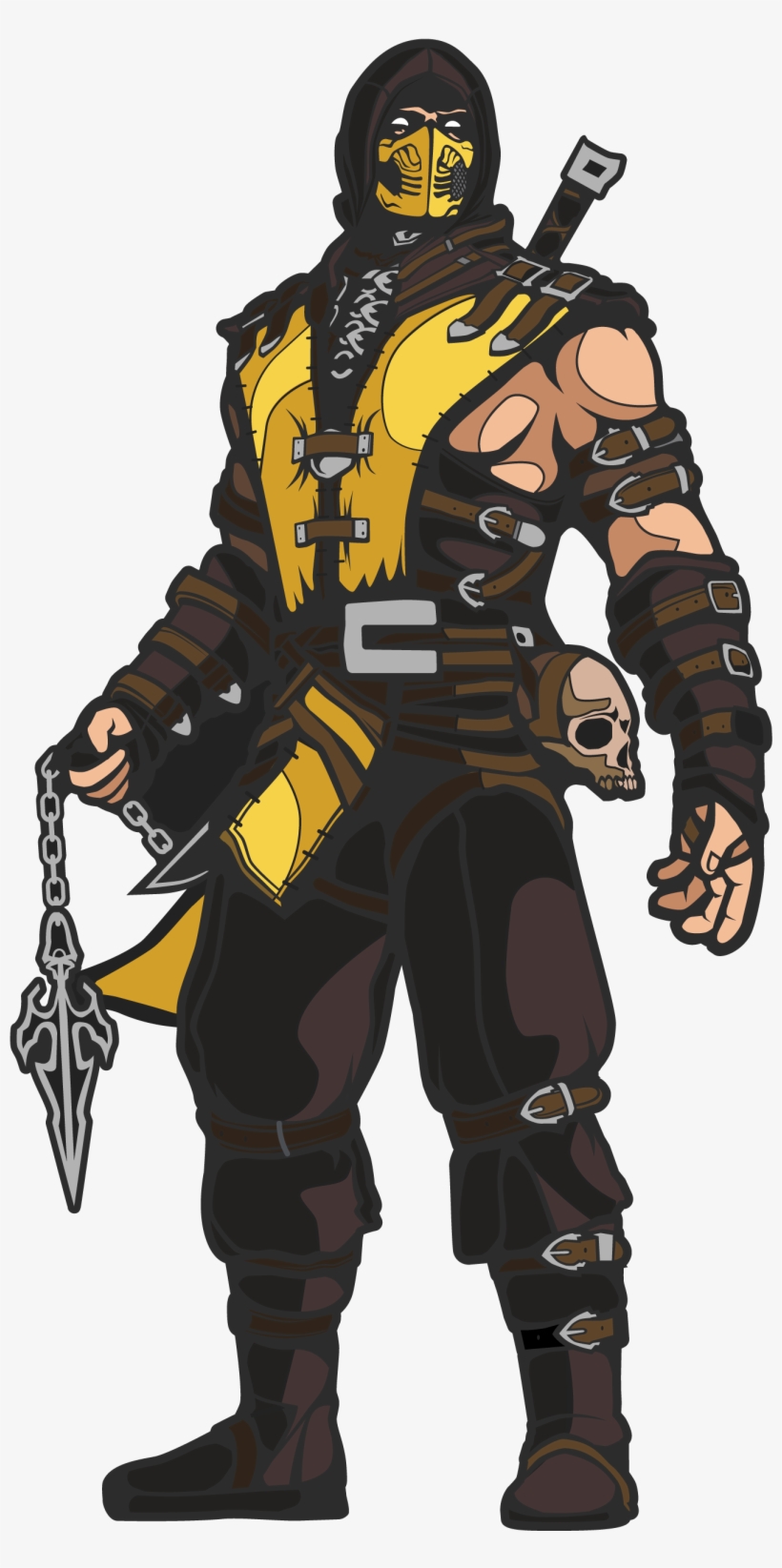Scorpion - Figpins Mortal Kombat, transparent png #353873