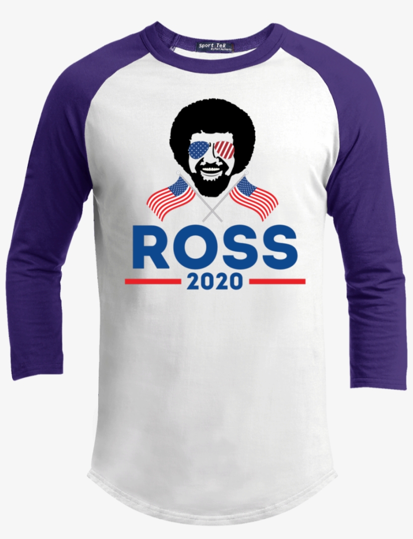 3/4 Sleeve Bob Ross 2020 - Bohannon Cont Junior Senior High School Bulldogs Colorblock, transparent png #353960