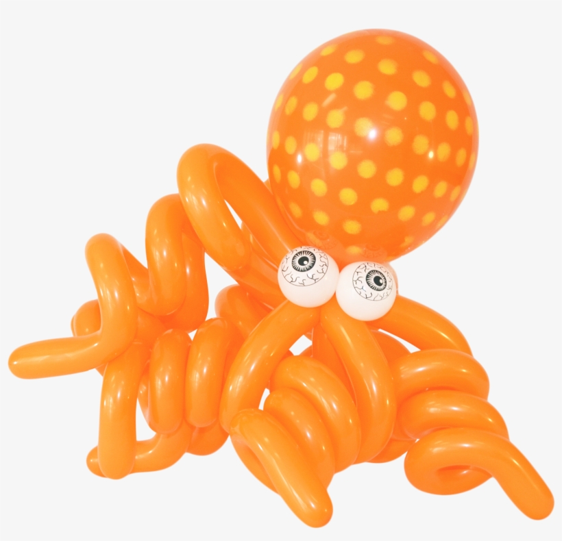 Octopus Balloon Animal - Balloon, transparent png #354022