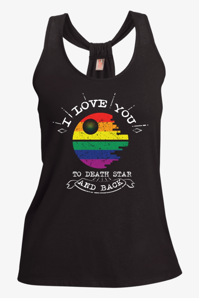I Love You To The Death Star And Back Lgbt Shimmer - Nobody Trains To Be Average, transparent png #354169
