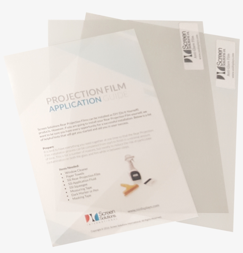 Anti-glare Film Samples - Brochure, transparent png #354300