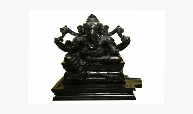 Vinayaka Statue - - Sculpture, transparent png #354495