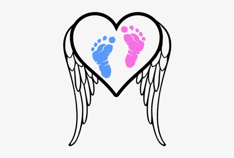 Pregnancy And Infant Loss Awareness Footprints - Baby Footprints Vector, transparent png #354545