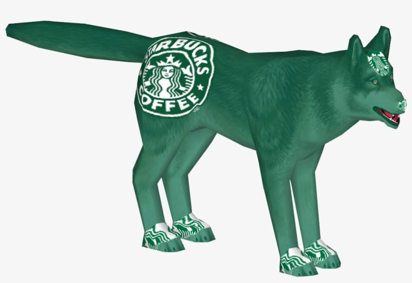 Starbucks Dog - Dog, transparent png #354845