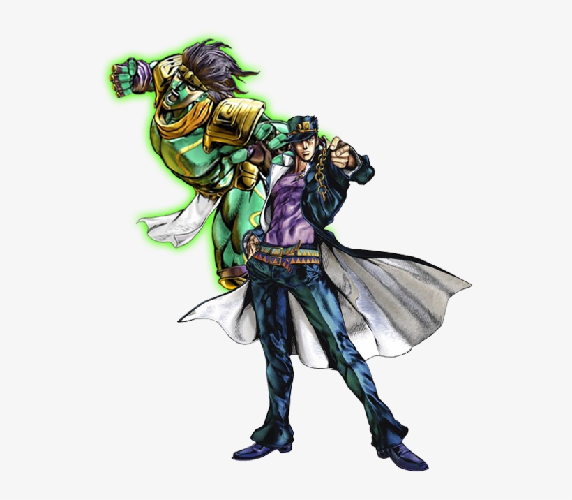 Image Transparent Download Jotaro Kujo Playstation - Jojo's Bizarre Adventure Jotaro Pose, transparent png #355079