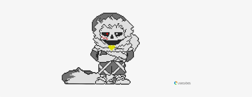 Cross Sans Pixel Art, transparent png #355167