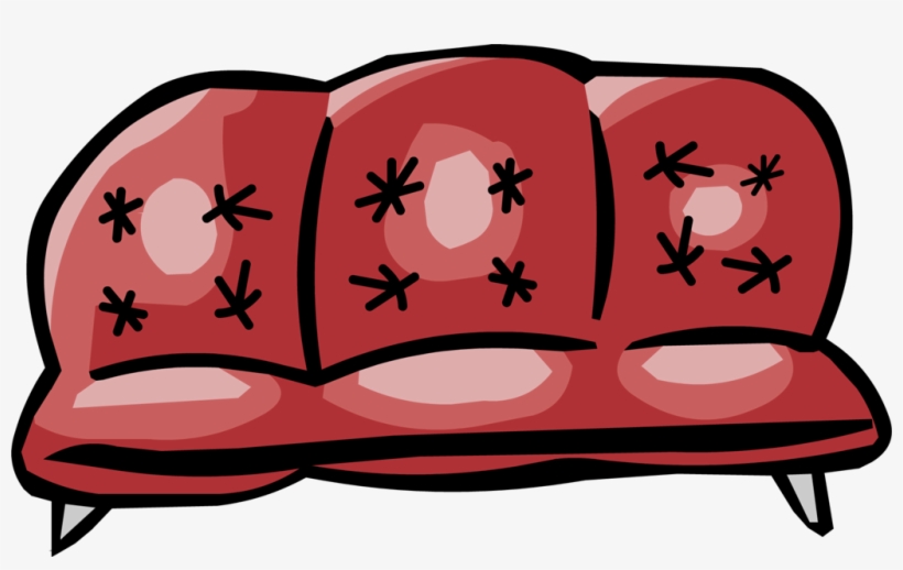Couch Images - Club Penguin Couch, transparent png #355611