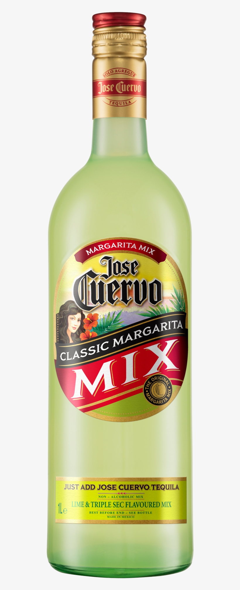 Jose Cuervo Margarita Mix 1l - Jose Cuervo Mix, transparent png #355943