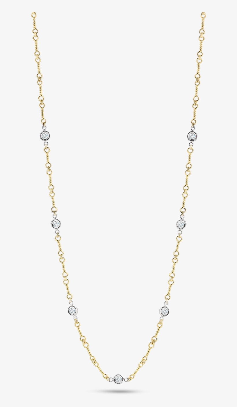 Roberto Coin Diamonds By The Inch 18k Yellow - Necklace, transparent png #355986