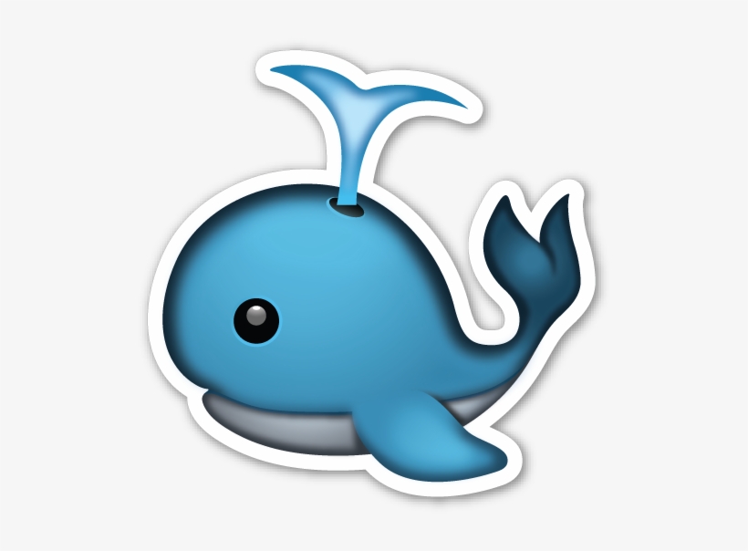 **this Sticker Is The Large 2 Inch Version That Sells - Whale Emoji No Background, transparent png #356176