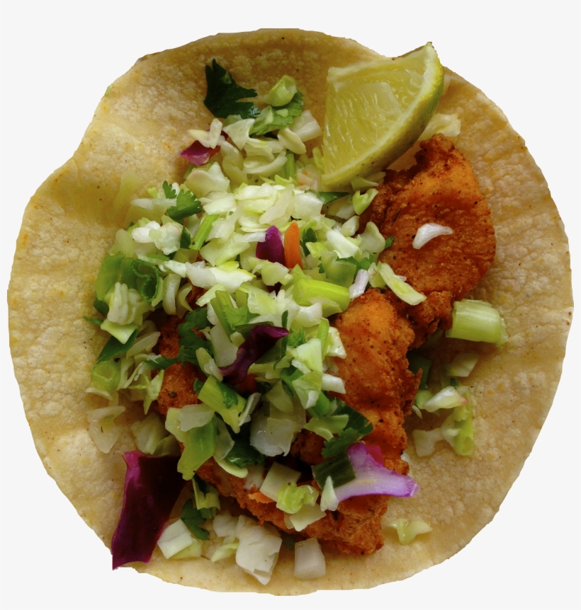 Fried Chicken Taco - Corn Tortilla, transparent png #356264