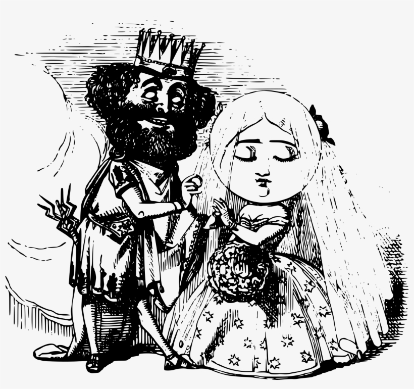This Free Icons Png Design Of Bearded King And Princess, transparent png #356395