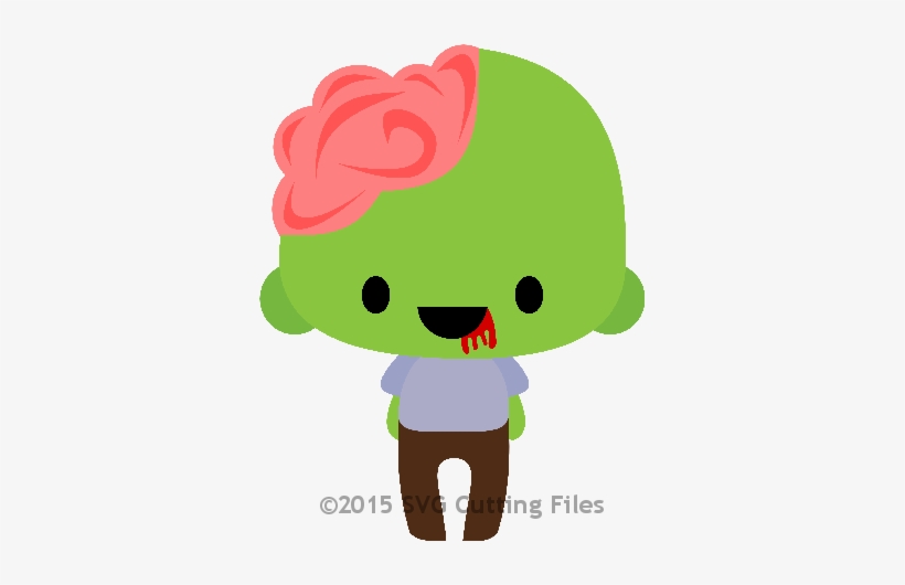 Chibi Clipart Zombie - Chibi Zombie, transparent png #356431