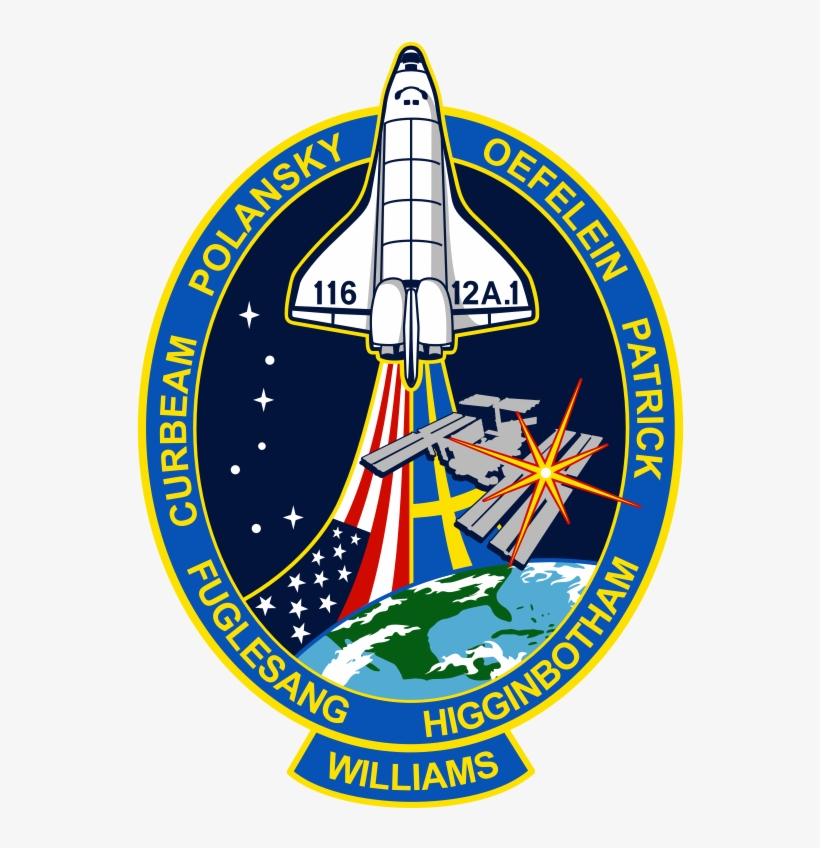 Printable Nasa Logo - Sts 116, transparent png #356678