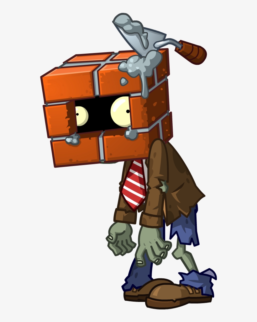 Standard Brickhead - Zumbis Do Plants Vs Zombies, transparent png #356997