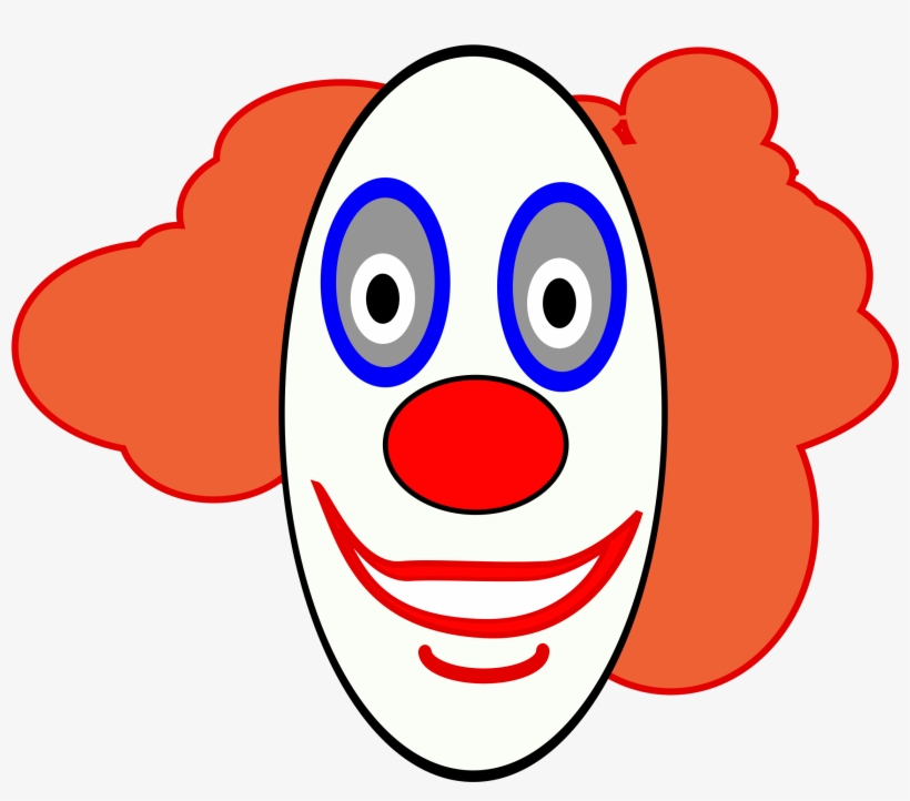 Clip Art Black And White Stock Collection Of Scary - Clown Face Clipart, transparent png #357045