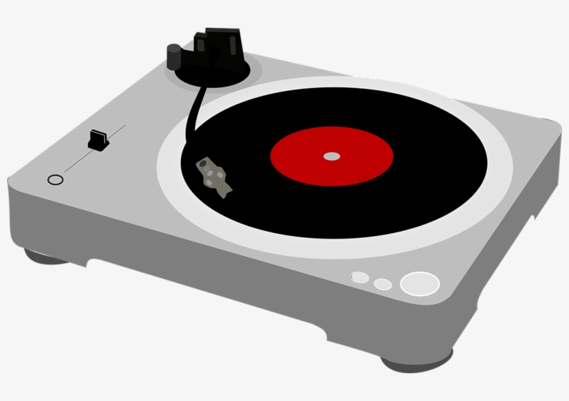 Record Player Clipart Transparent - Turntable Png, transparent png #357063
