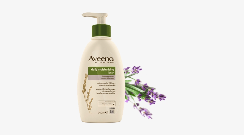 Picture Of Aveeno® Daily Moisturising Lotion With Lavender - Aveeno Daily Moisturizing Lotion Lavender, transparent png #357327