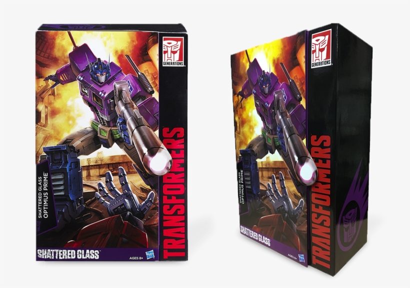 Transformers Shatterd Glass - Transformers Shattered Glass 9" Action Figure: Optimus, transparent png #357369