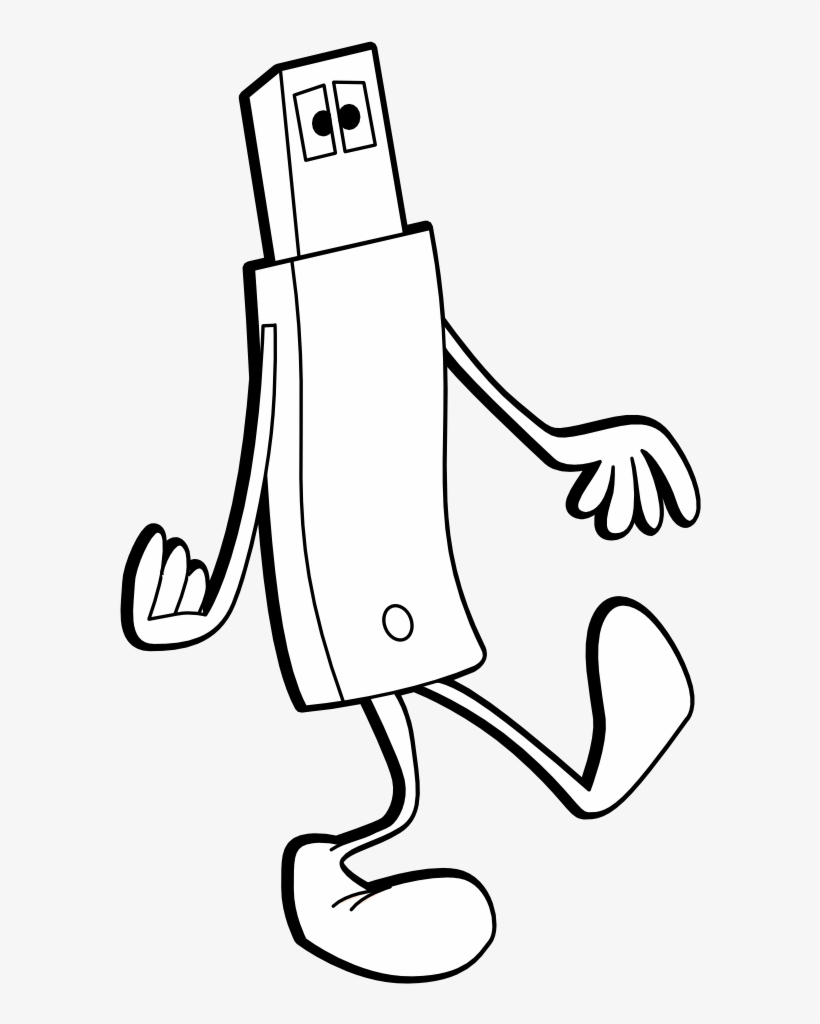 Zipper Clipart Transparent - Pen Drive Clipart Png, transparent png #357612