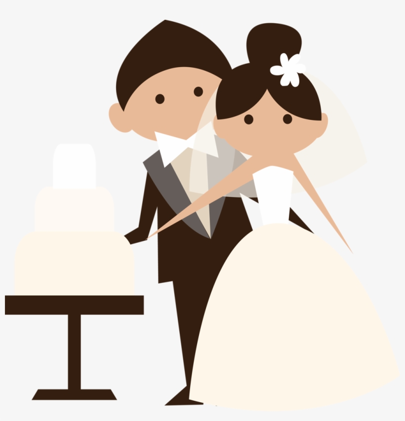 Png Wedding Clip Art And Papercutting - Groom And Bride Emoji, transparent png #357732