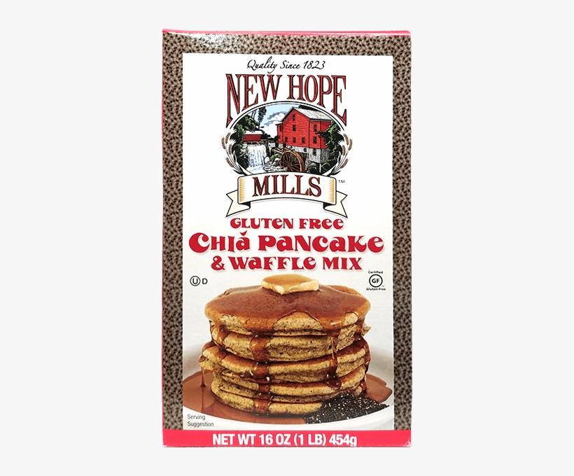 Gluten Free Chia Pancake Mix - New Hope Mills Sugar Free Pancake And Waffle Mix, 9, transparent png #357815