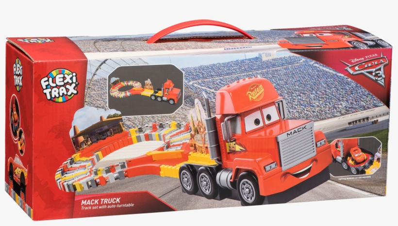 Mcqueen And Friends Png - Flexi-trax Cars 3 Mack Sæt, transparent png #358029