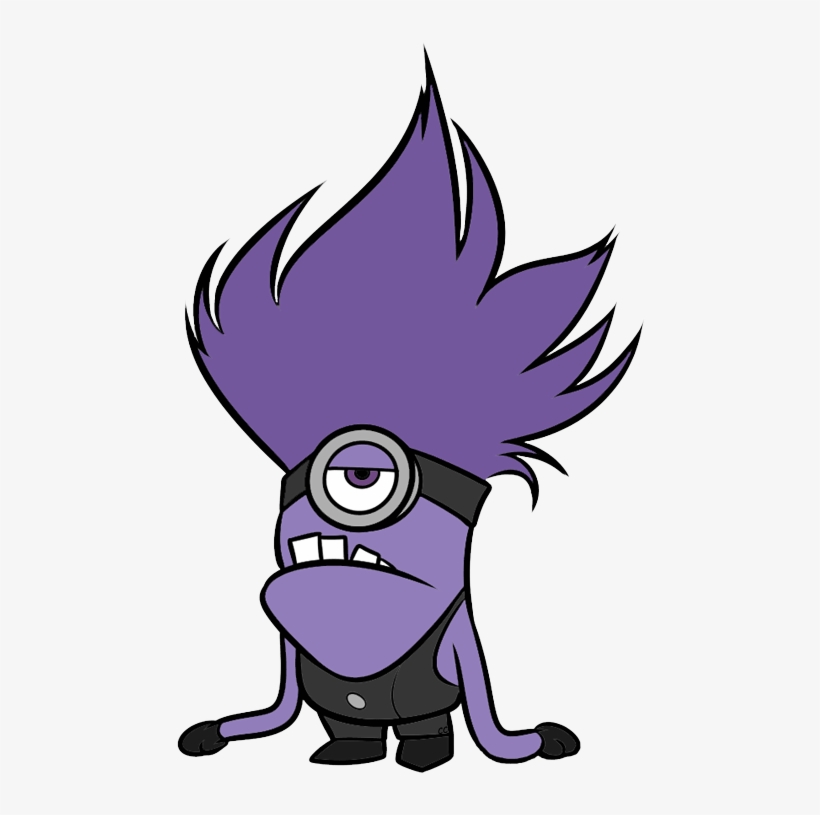 Evil Minion - Purple Minion Svg Free, transparent png #358514