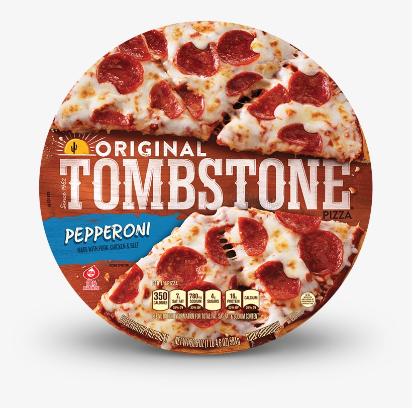 Original Tombstone Pepperoni Pizza - Tombstone Pizza, transparent png #359236