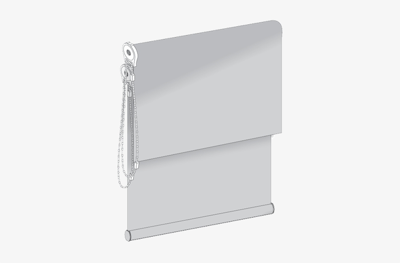 Roller Shade Dual Shade Option - Roller Shades Png, transparent png #359659