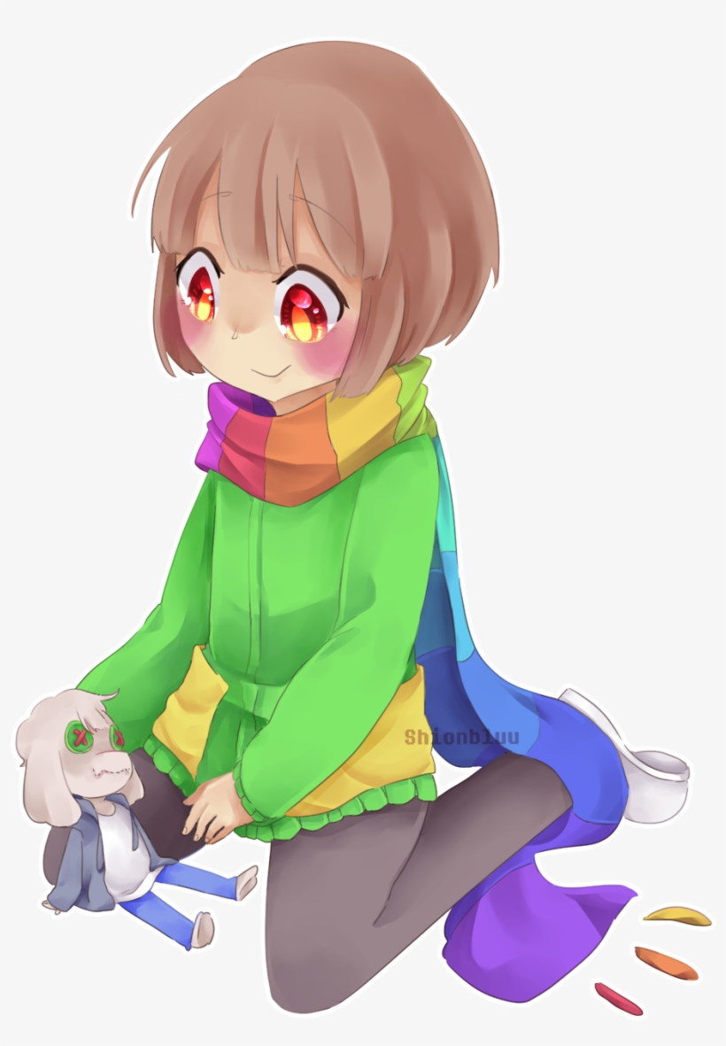 *it's Time - - Storyswap Chara And Asriel, transparent png #3500026