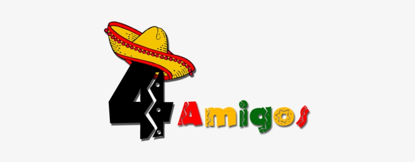 Four Amigos - Os 4 Amigos Logo, transparent png #3500374