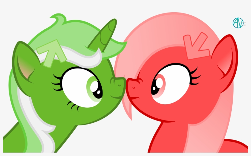 Earth Pony, Hairclip, Looking At Each Other, Meta, - Cartoon, transparent png #3500742