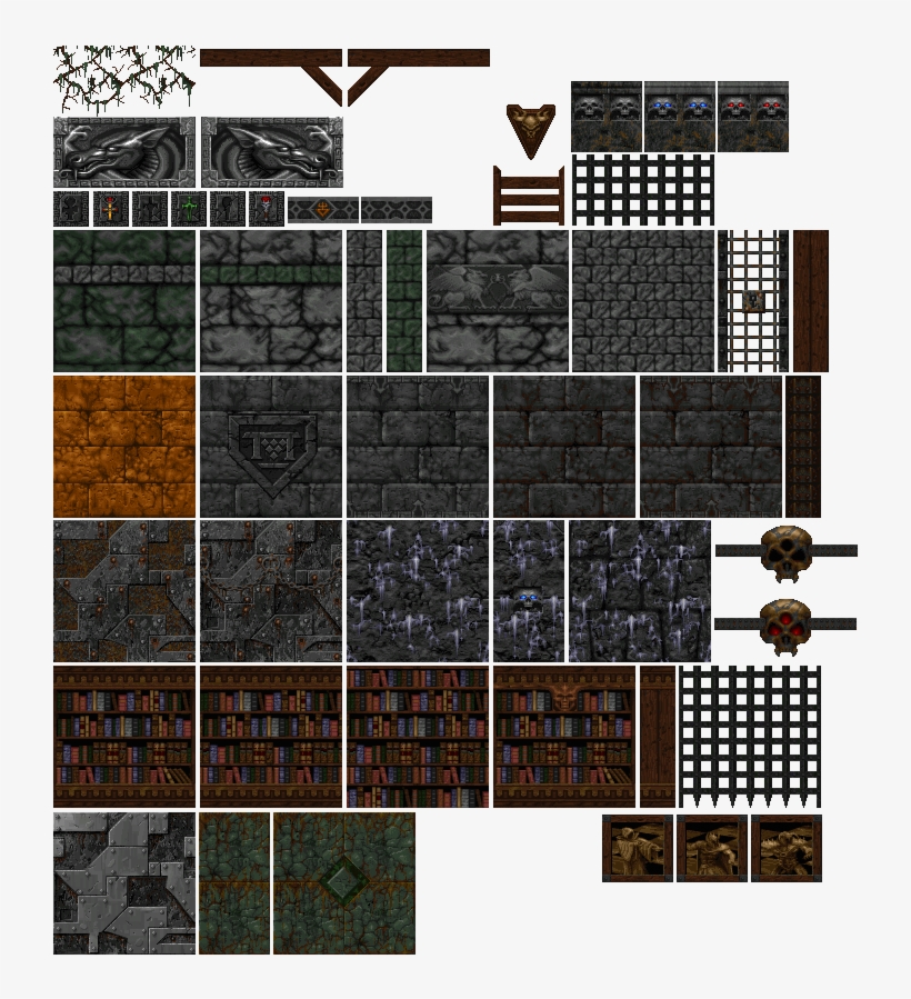 Image - Hexen Textures, transparent png #3500744