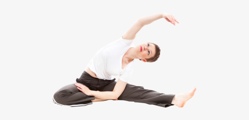 Woman Sitting Yoga Pose Png Transparent Image - Yoga Png, transparent png #3500968
