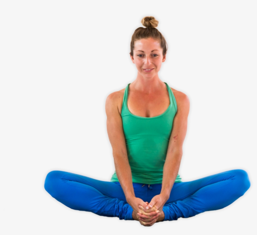 Bound Angle Pose - Yoga, transparent png #3501006