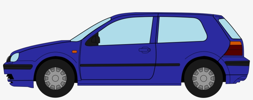 Vw Golf 4 Profile Drawing - Vw Golf 4 Drawing, transparent png #3501035