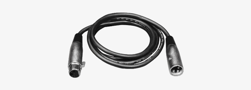 Dmx Cables Plugged In The Dimmer Pack To Your Dmx Interface - Chauvet 3-pin 10' Dmx Cable, transparent png #3501064