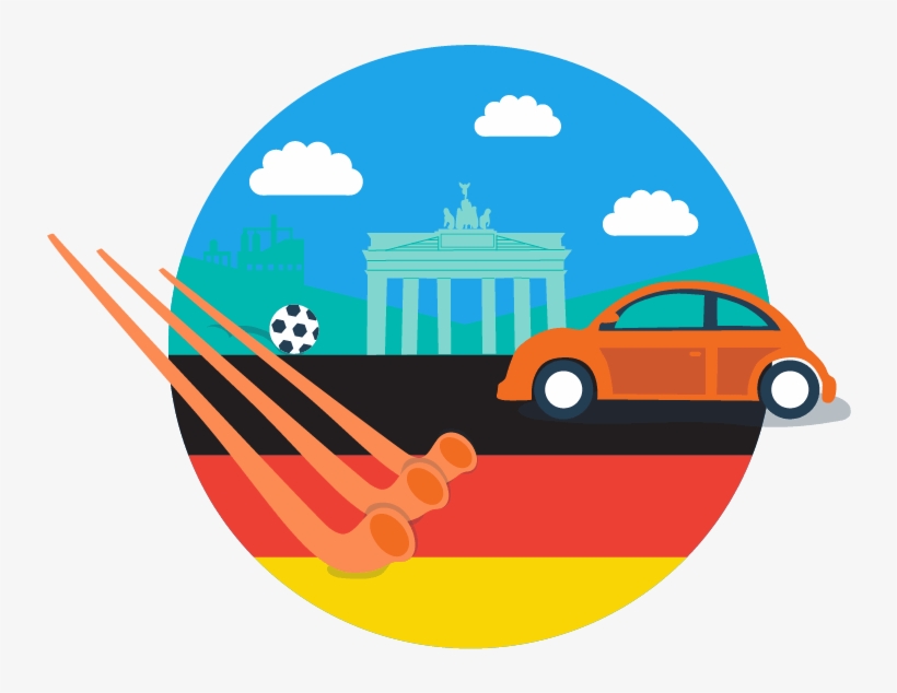 The Fastest Way To Learn German - Brandenburg Gate, transparent png #3501065