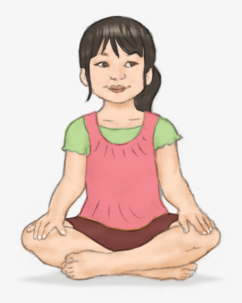 5 Christmas Yoga Poses For Kids Kids Yoga Stories Yoga - Easy Pose Yoga Kids, transparent png #3501312