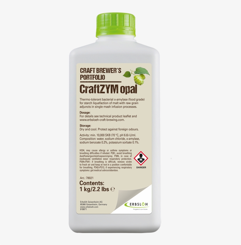 Craftzym-opal - Plastic Bottle, transparent png #3501336