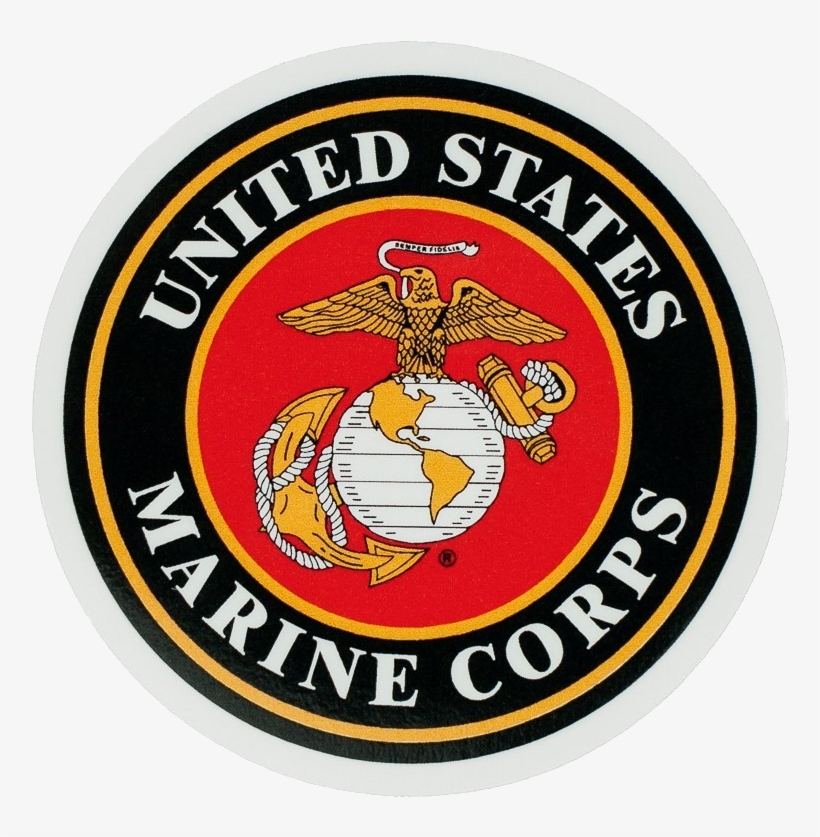 Seagoing Marines Presentation - Powerdecal Milpwr004 Led Light-up Decal U.s. Marine, transparent png #3501575