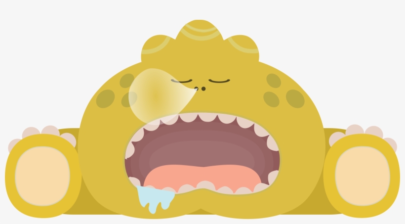 This Free Icons Png Design Of Sleepy Monster, transparent png #3501617