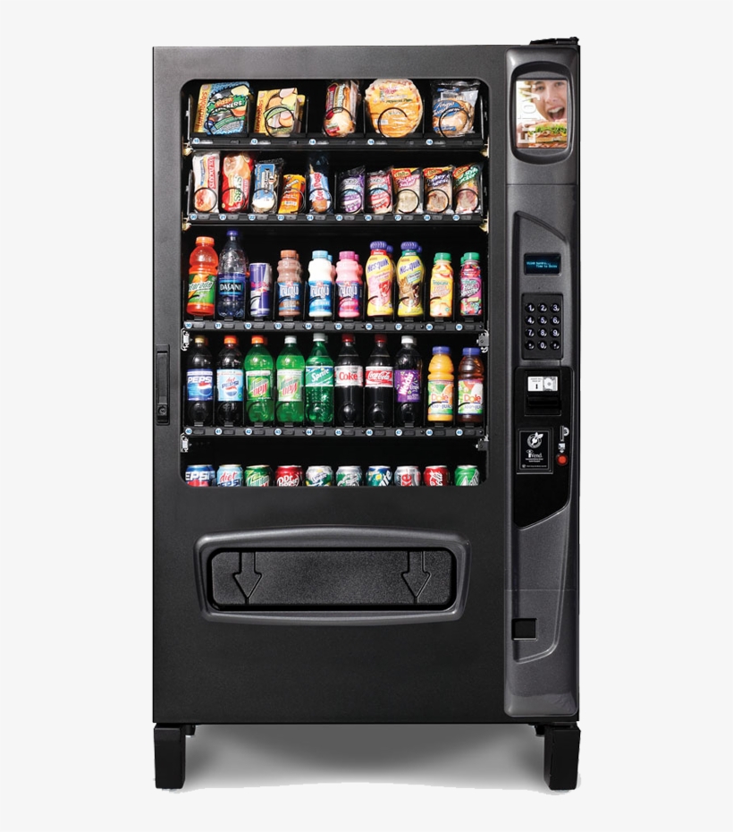Ab40 Cold Drink And Food Vending Machine - Vending Machines With Food, transparent png #3502058