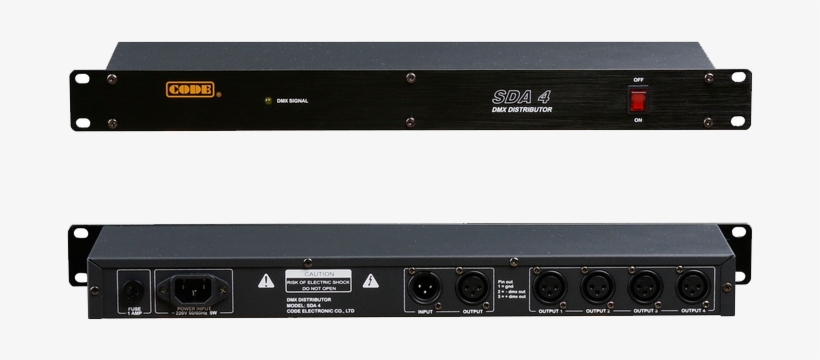 Splitter Dmx 4 Outputs - Power Distribution Unit, transparent png #3502139