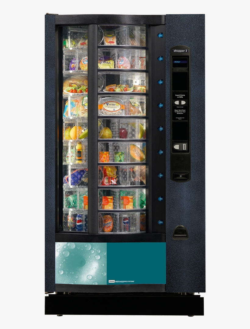 Shopper 2 Black Abstract - Rotating Food Vending Machines For Sale, transparent png #3502431