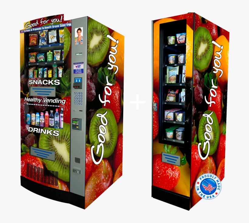 Snack And Drink Vending Machine Stunning Healthy Vending - Vending Machine With Healthy Snacks, transparent png #3502484